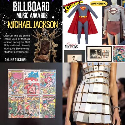 Kings Auctions Memorabilia Michael Jackson Superman Suits Comics Kobe Jewe