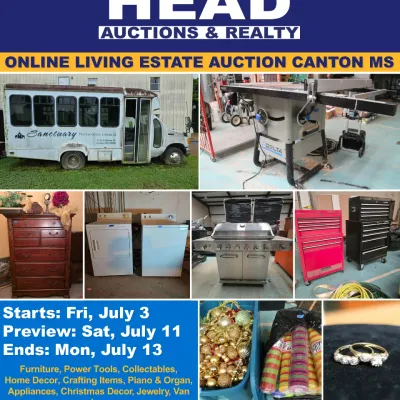 Online Living Estate Auction Canton MS