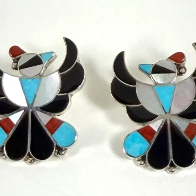 Exciting Jewelry Collection ~ Single Owner Estate of Native American Sterling Silver Turquoise Coral Opal Multi Stone Bracelets Rings Pendants Earrings and More!