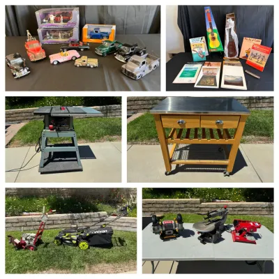 Castaic Finds | Ethan Allen, Tools, Stained Glass, Die-Cast Cars | Sale Ends 7/15
