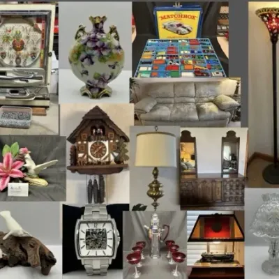 SISTERS IN CHARGE ONLINE AUCTION, WEST BABYLON NY - CLOCKS, VINTAGE TOYS, PORCELAINS & MORE!