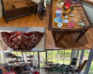 SIX Bedrooms of Antiques, Vintage and Modern!!