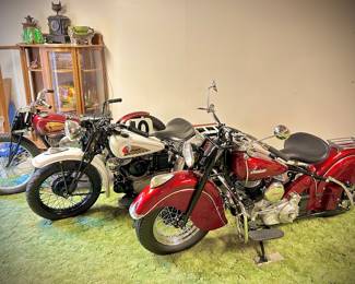 KALAMAZOO ESTATE SALE: Indian Motorcycles, Machine Shop Tools, Antiques, Collectibles and MORE!!