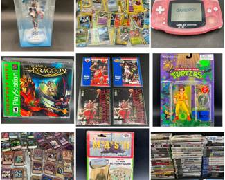 Retro Relics! Gaming, Toys, Pokemon/Sports Cards, Music +