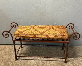 Charles Birchfield Spanish Revival Wrought Iron Persian Rug