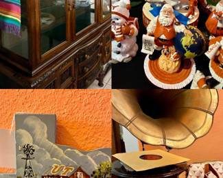 Blue Moon Estate Sale in Wells Branch with UT collectibles, Don Quixote decor, antiques and more!
