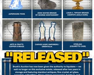 BA060 - “RELEASED” — After Two Years Stored with Brunk’s Auction Awaiting Liquidation Authorization