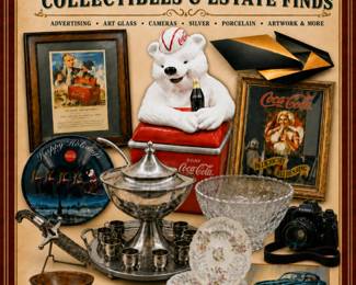 BRUNKS AUCTION - 093 - COCA COLA COLLECTIBLES & ESTATE FINDS: