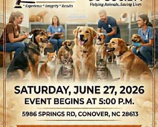 Benefit Auction for the Humane Society of Catawba County