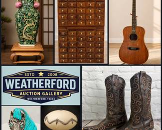 ~Incredible *Online Only* Weatherford Gallery Auction! Fine Furniture, Collectibles, Memorabilia..