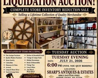 SHARP'S LIQUIDATION AUCTION