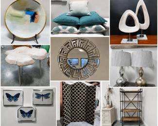 2 Day Auction: Designer Furnishings, Home Decor & Boutique Relocation