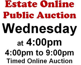 WEDNESDAY @4:00PM - Las Vegas Veteran Estate Online Public Auction 8/26/26