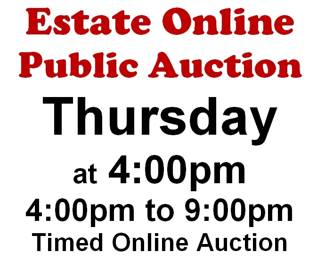 THURSDAY @4:00PM - Summerlin West Estate Online Public Auction 8/27/26