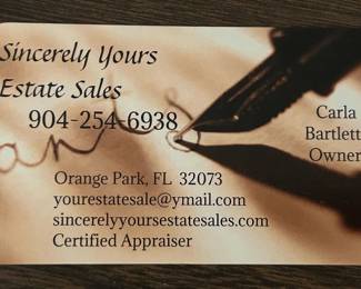 SINCERELY YOURS ESTATE SALE: VINTAGE FURNITURE, BOOKS, KITCHENWARE, CUTE DECOR