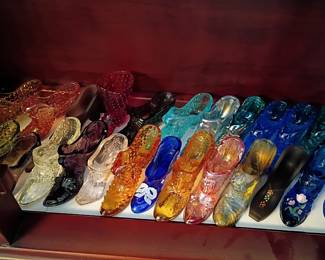 Slippers & Steel: Massive Vintage Glass Shoe Collection & Fine Firearms Estate Sale