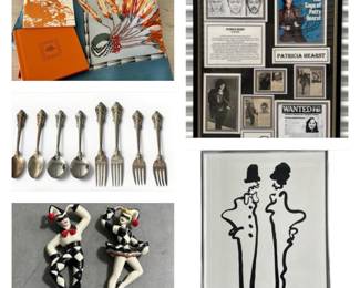 SIGNED TRUE CRIME COLLECTION, STERLING SILVER, FINE ART, and VINTAGE COLLECTIBLES
