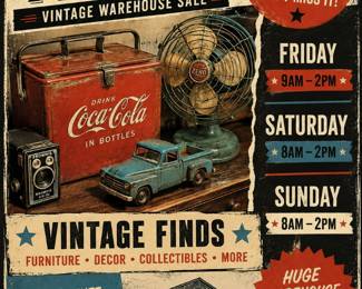 Vintage Decor - Huge Collection of Vintage and Collectible Items