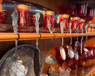 Collections & Keepsakes Crieve Hall Estate Sale | Red Glass, Quilts, Vinyl, Clothing, Christmas...