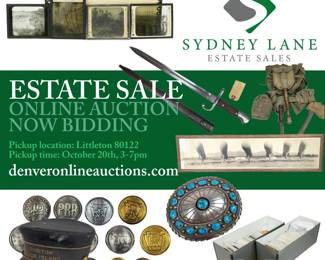 Military Collectibles, Machetes, Railroad Buttons, Vintage Coasters & More Collectibles