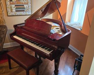 Samick SIG - 50DPD Baby Grand Piano w/PianoDisc Player Online Auction
