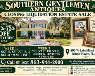 Part 2 Warehouse Stock Liquidation Southern Gentlemen Antiques & More