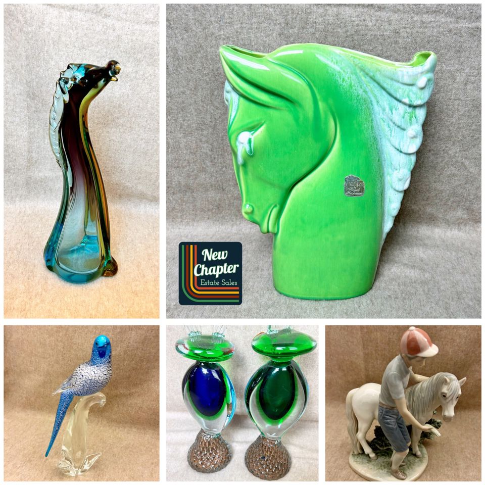 Glass Lovers, Unite! A Dazzling Mix  from New Chapter Estate Sales 