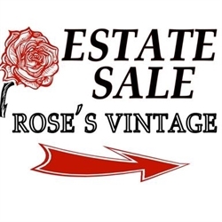 Rose's Vintage Estate & Moving Sales logo