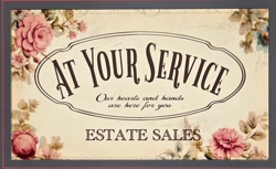 At Your Service" Estate Specialist logo