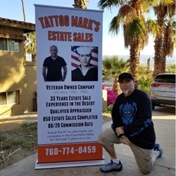 Estate Sales By Tattoo Mark logo