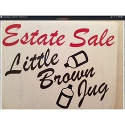 Little Brown Jug Estate Sales logo