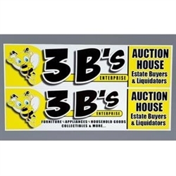 3 B's Auction logo