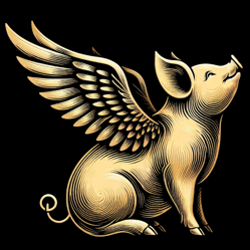 When Pigs Fly Estate, Consignment & Auctions logo