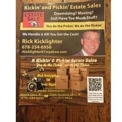 A Kickin' & Pickin' Estate Sales logo