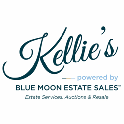 Kellie's Blue Moon Estate Sales & Auctions logo