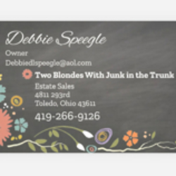 Two Blondes With Junk In The Trunk Estate Sales logo