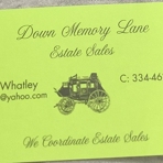 Down Memory Lane Estate Sales logo