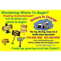 Sisters In Charge Tag Sales logo
